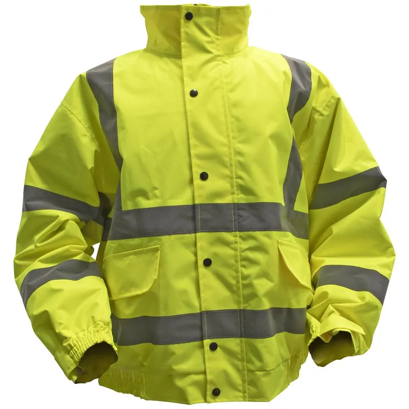 Sealey Quilted Lining Hi Vis Jacket Yellow L