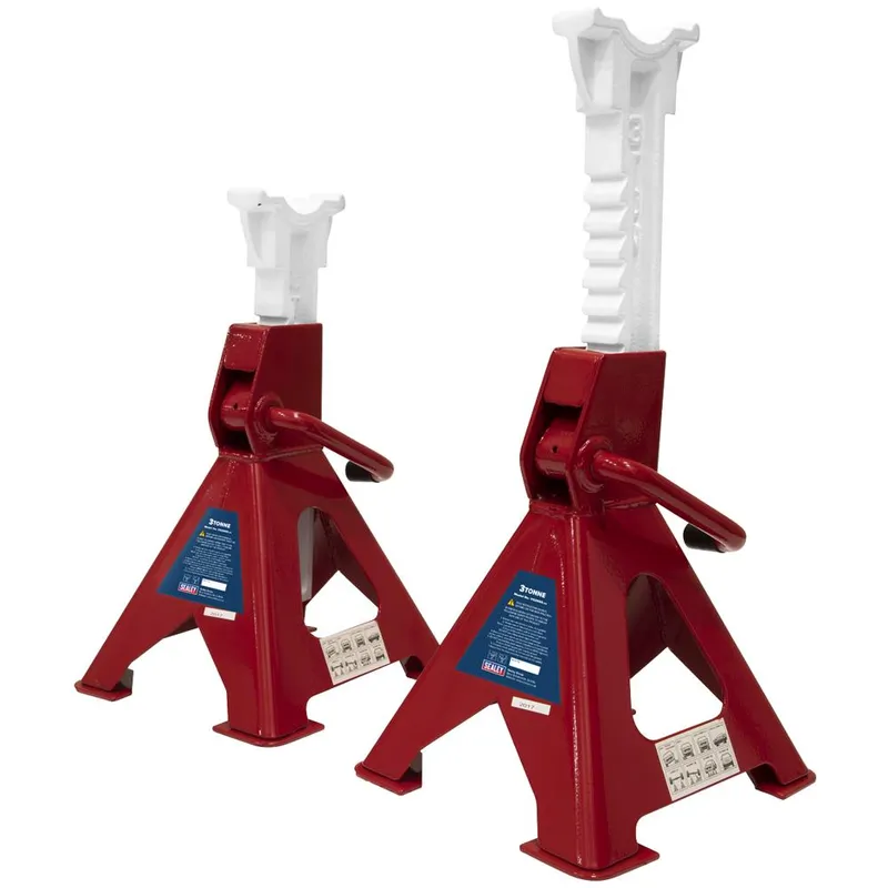 Sealey Ratchet Type Axle Stands 3 Tonne