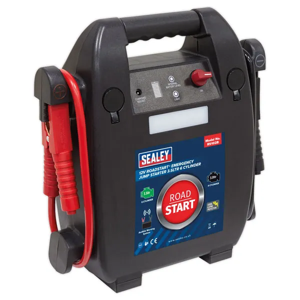 Sealey - RS102B RoadStart® 12V Emergency 6-Cylinder Jump Starter 3.5L