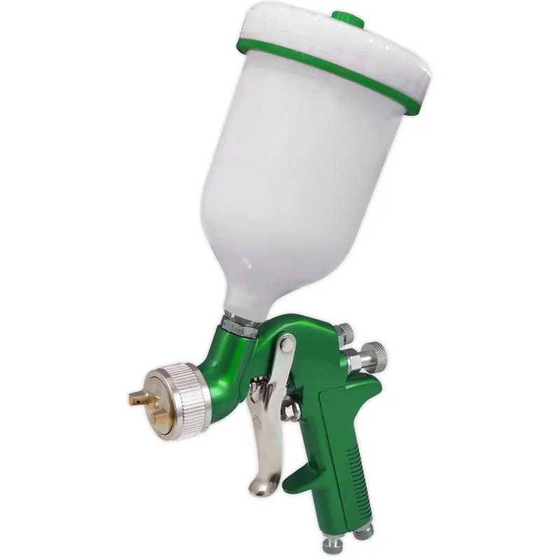 S717G Gravity Feed Spray Gun 1.7mm Set-Up - Sealey