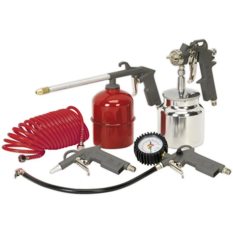 Sealey SA33/S 5 Piece Air Tool and Accessory Kit