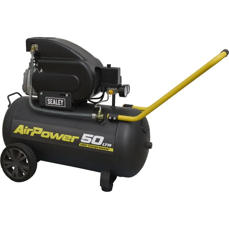Sealey SAC5020E110V Air Compressor 50L Direct Drive 2hp 110V