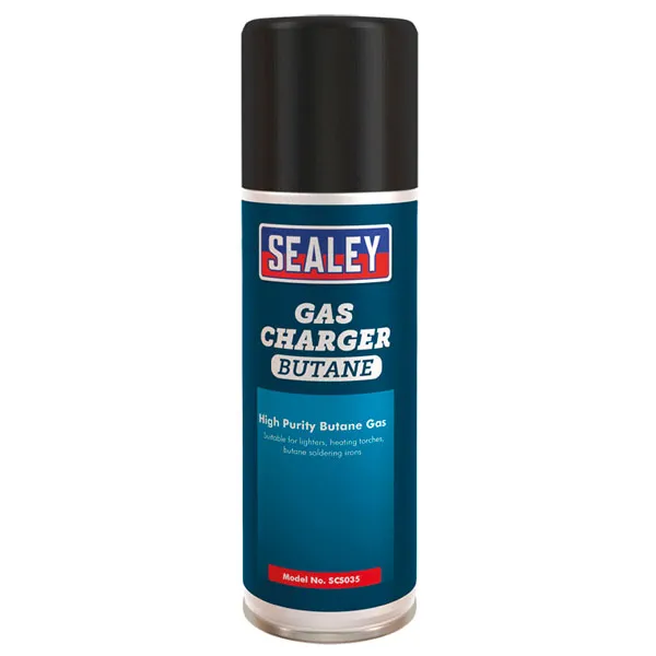 Sealey SCS035 Butane Gas Charger 200ml Pack of 6