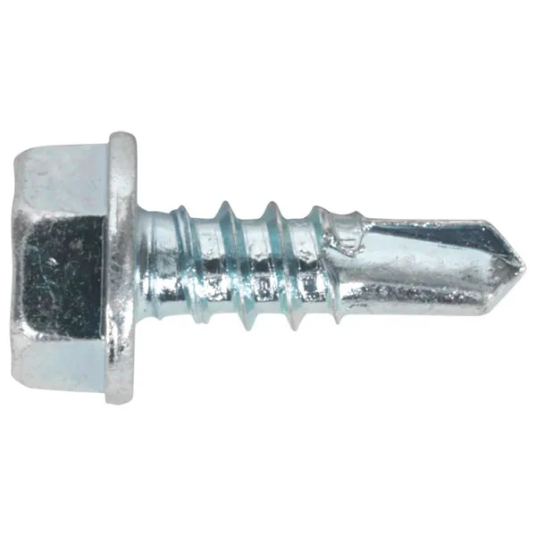 Sealey SDHX5538 Self Drilling Screw 5.5 x 38mm Hex Head Zinc Din 7...