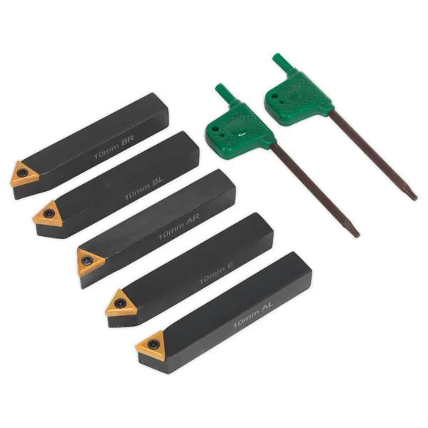 Sealey SM3025CS1R Tips for Lathe Turning Tool Set SM3025CS1