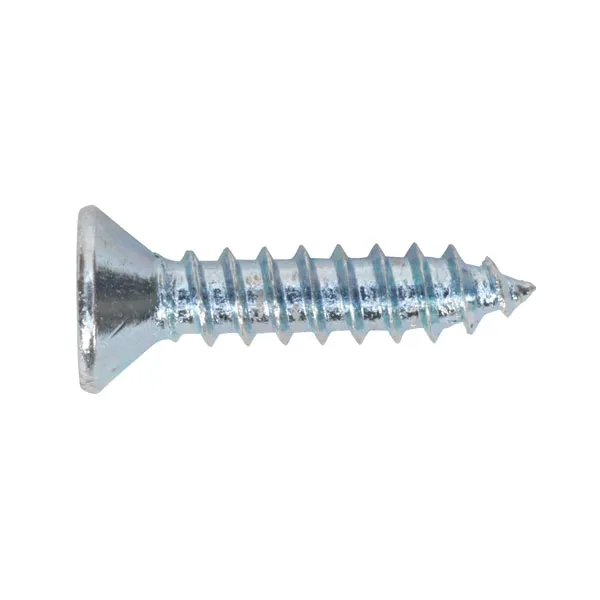Sealey - ST6338 Self-Tapping Countersunk Pozi Screw 6.3 x 38mm, din 7982 - Pack of 100