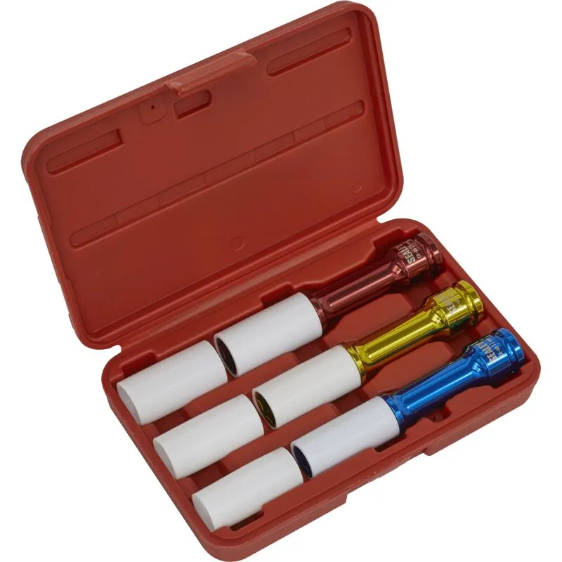 Sealey - SX031D Alloy Wheel Impact Socket Set 1/2''Sq Drive 3pc