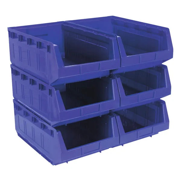 Sealey TPS412R Plastic Storage Bin 209 x 356 x 164mm - Red Pack of 12