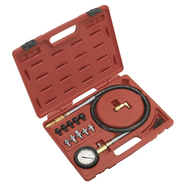 Sealey Oil Pressure Test Kit 12pc VSE203