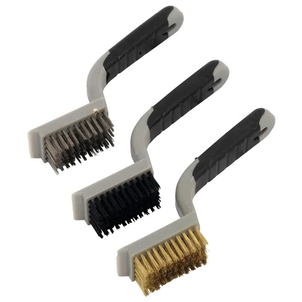 Sealey 3 Piece Mini Wire Hand Brush Set