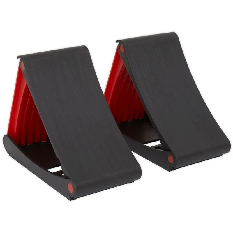Sealey - WCF01 Folding Wheel Chocks - Pair