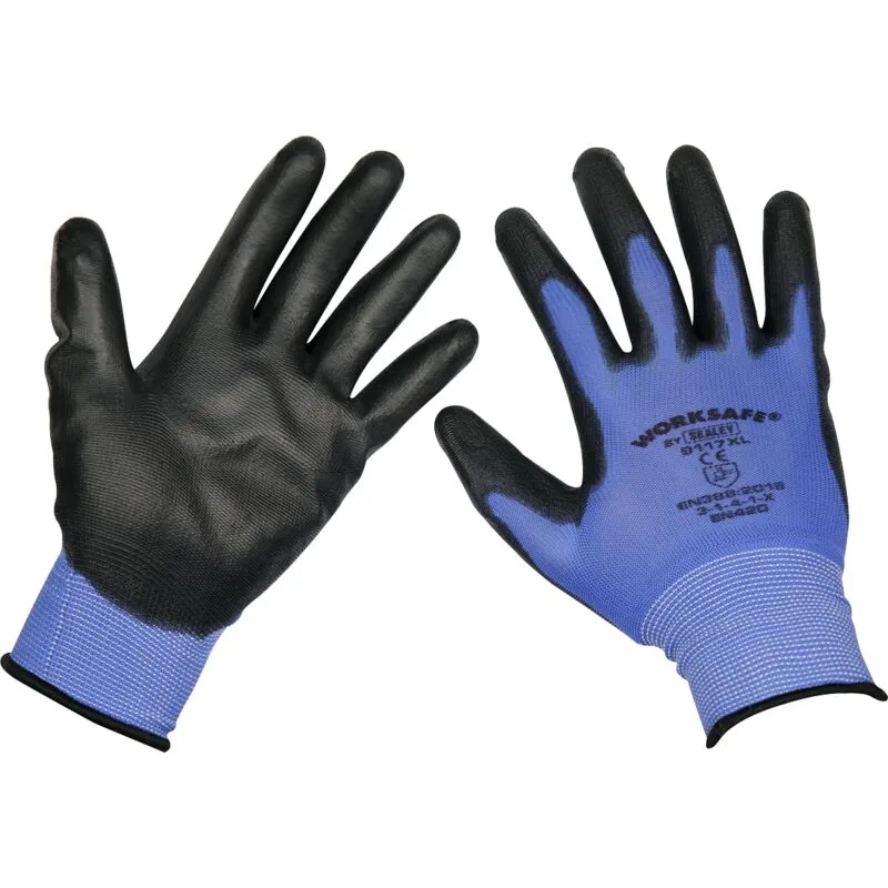 Sealey Worksafe® Lightweight Precision Grip Gloves, X-Large - Pack of 120 Pairs 9117XL/B120