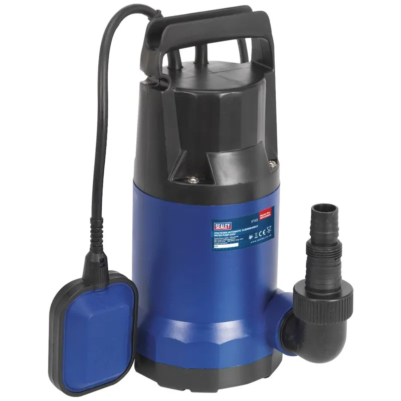 Sealey - WPC250A Submersible Water Pump Automatic 250L/min 230V