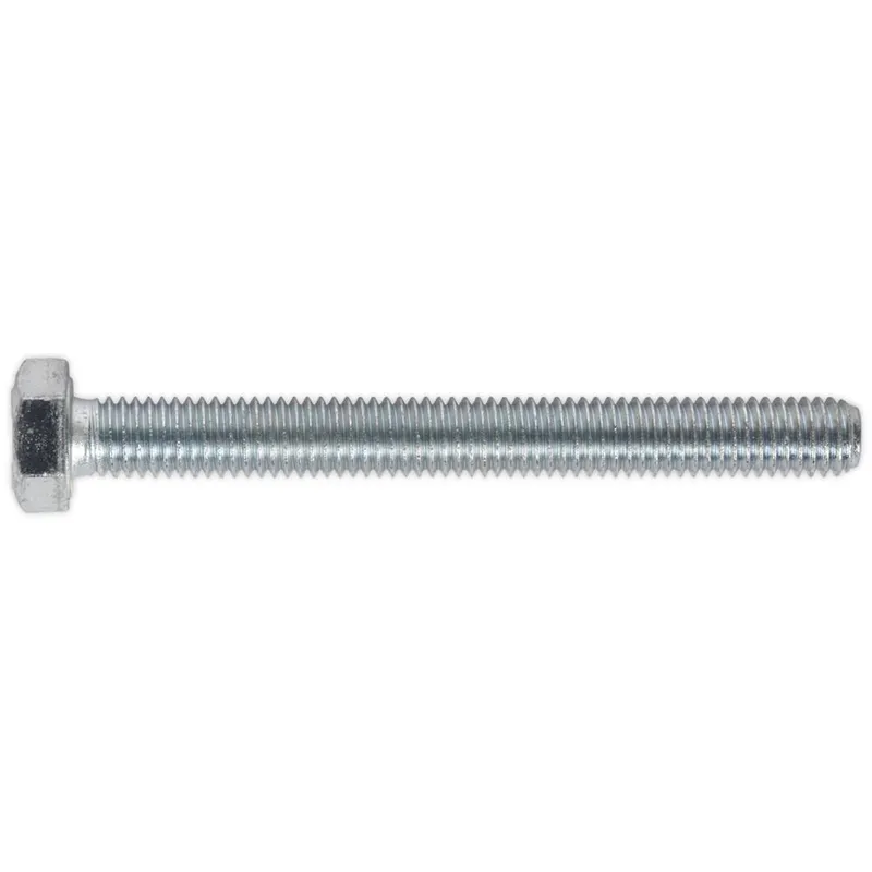 Sealey SS875 HT Setscrew M8 x 75mm 8.8 Zinc Din 933 Pack of 25
