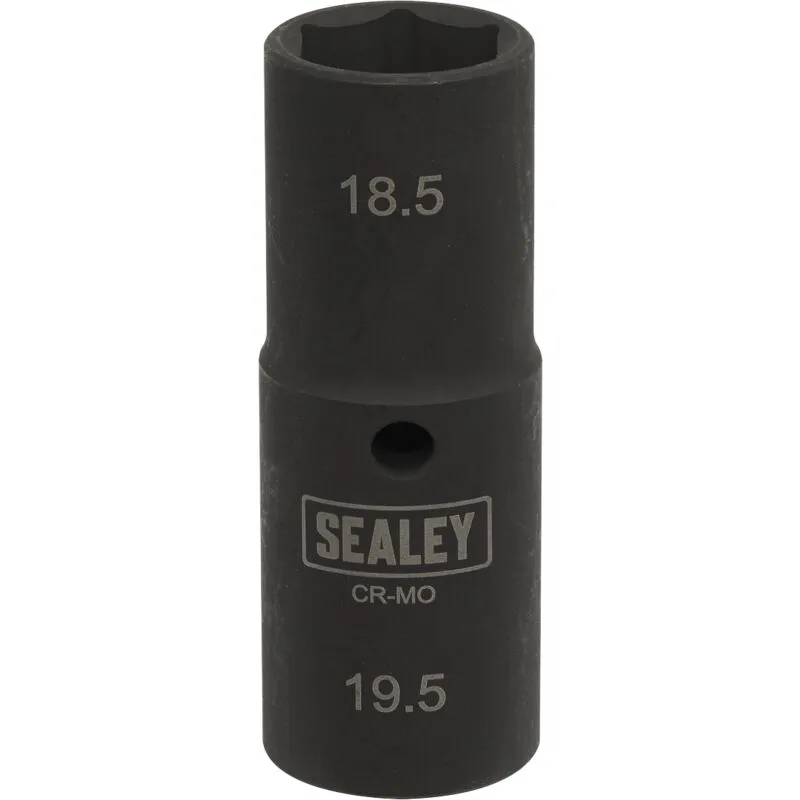 Sealey Deep Impact Socket 1/2"Sq Drive Double Ended 18.5/19.5mm