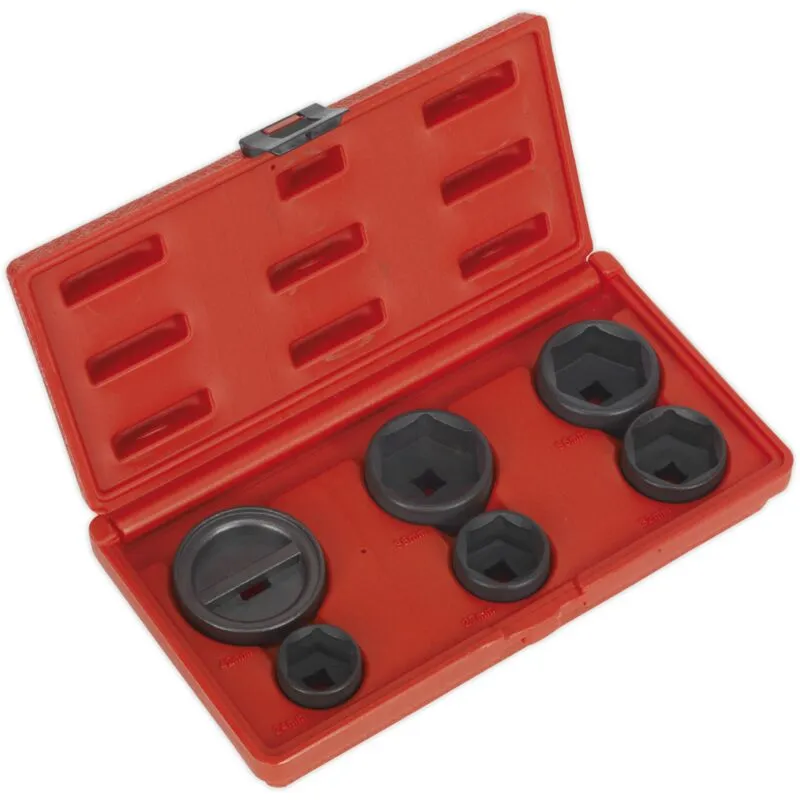 Sealey VS7103 Oil Filter Cap Wrench Set 6pc