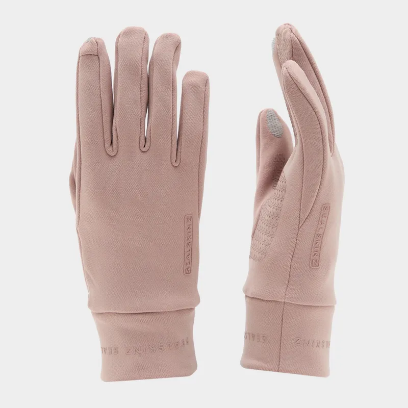 Sealskinz Acle Water Repellent Nano Fleece Glove Pink