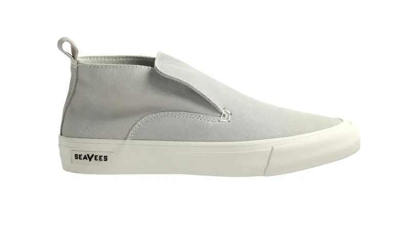 Seavees Huntington Middle Grey Womens Shoes Leather - Size Uk 6