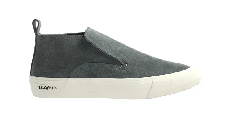 Seavees Men's Huntington Middle Greyboard Suede Slip-On Grey Suede Leather Shoes Size: 7 Grey 7