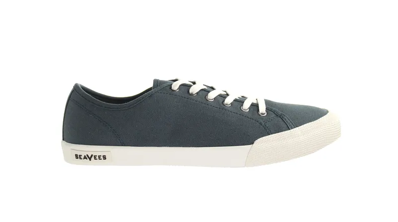 Seavees Monterey Sneaker Standard Blue Womens Trainers Canvas - Size Uk 4