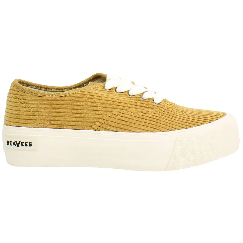 Seavees Women's Legend Platform Lace-Up Brown Synthetic Shoes Size: 6 Brown 6
