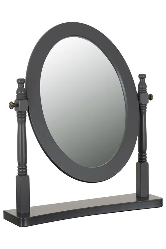 Seconique Contessa Dressing Table Mirror in Grey Grey