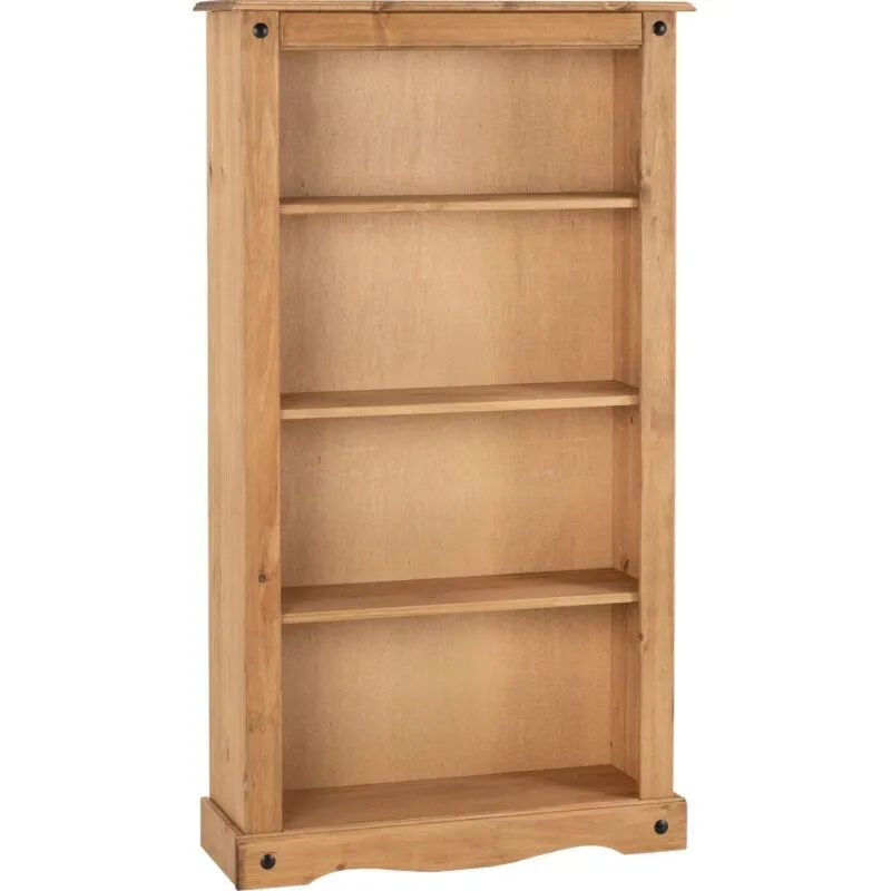 Seconique Corona Medium Bookcase in Natural Natural