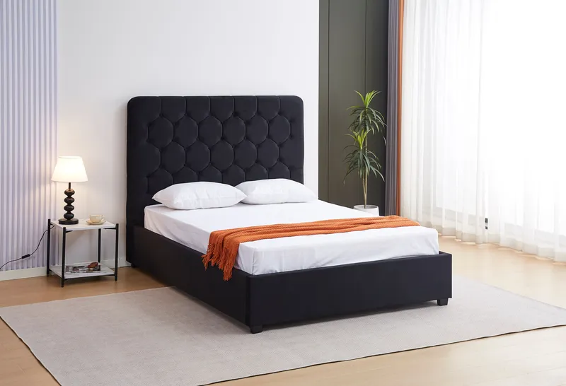 Seconique Madison Ottoman 5' Bed (King) in Black Size: King Black King