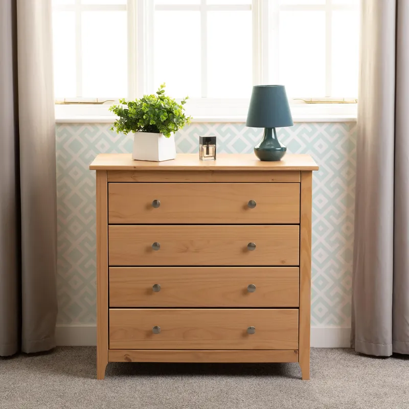 Seconique Oslo 4 Drawer Chest in Natural Natural