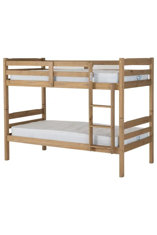 Seconique Panama 3' Single Bunk Bed in Natural Natural Single