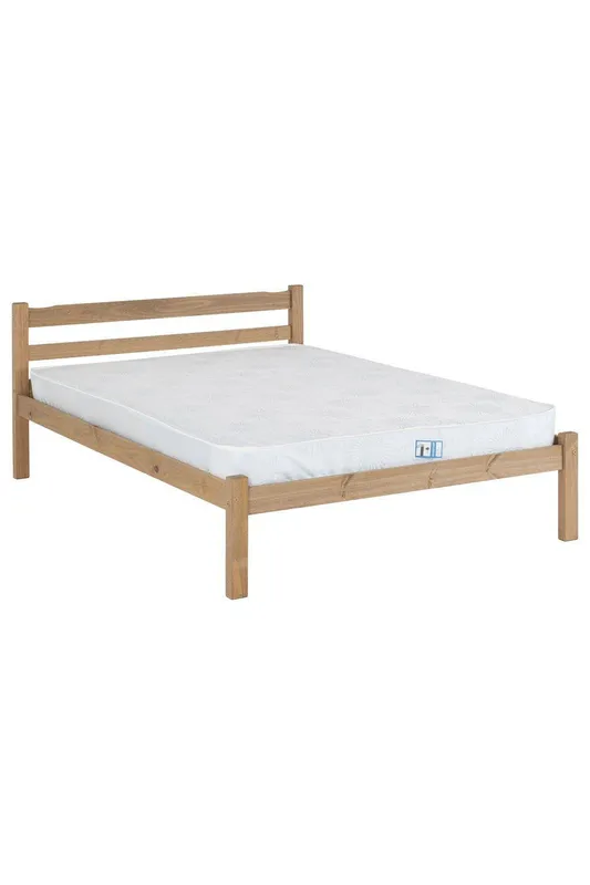 Seconique Panama 4'6" Double Bed in Natural Natural Double