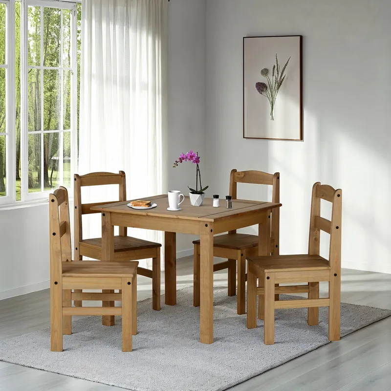 Seconique - Panama Dining Set - Natural Wax