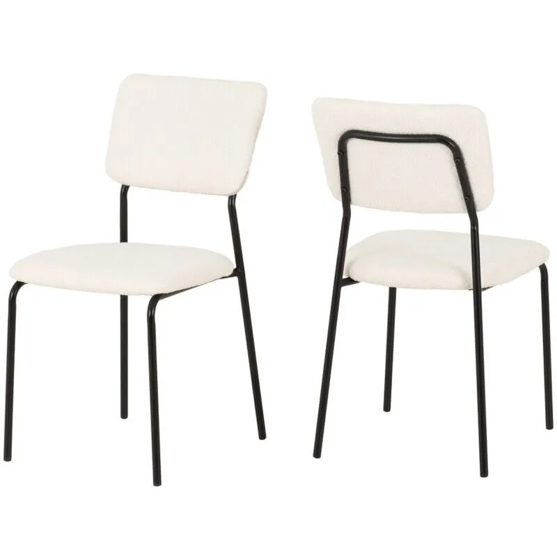 Seconique Sheldon Chair( Set Of 4 ) in Ivory Ivory