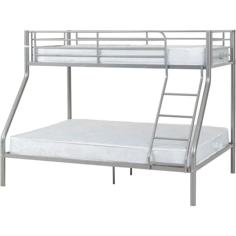 Seconique - Tandi Triple Sleeper Bunk Bed - L147 x W200 x H154 cm - Silver