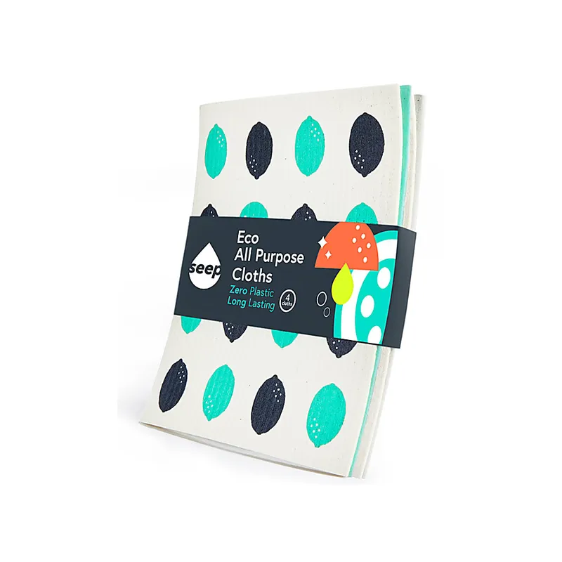 Seep Eco Sponge Cloths (4 cloths)