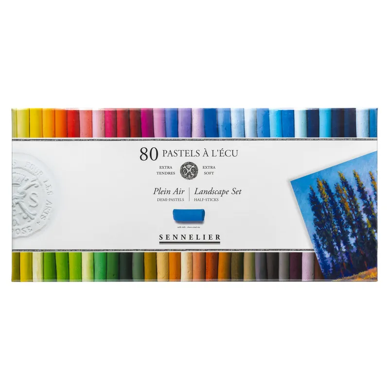 Sennelier : Soft Pastel : Half Stick : Set of 80 : Landscape