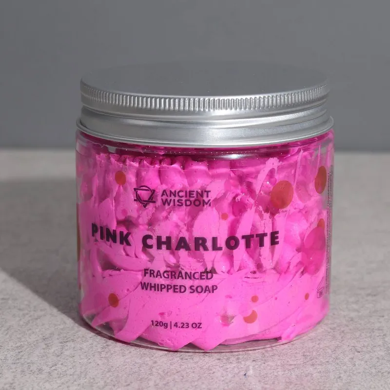 Serenityy Pink Charlotte Whipped Soap 120g - Pink