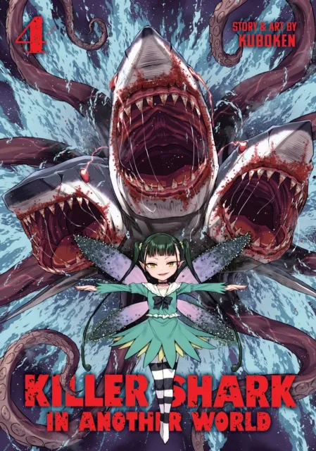 Kuboken Killer Shark in Another World Vol. 4 Paperback Book Multicolor
