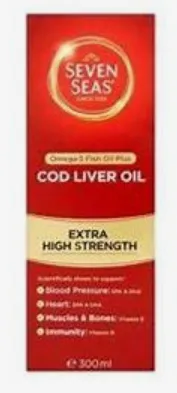 Seven Seas Ltd Seven Seas Extra High Strength Pure Cod Liver Oil Liquid - 300ml