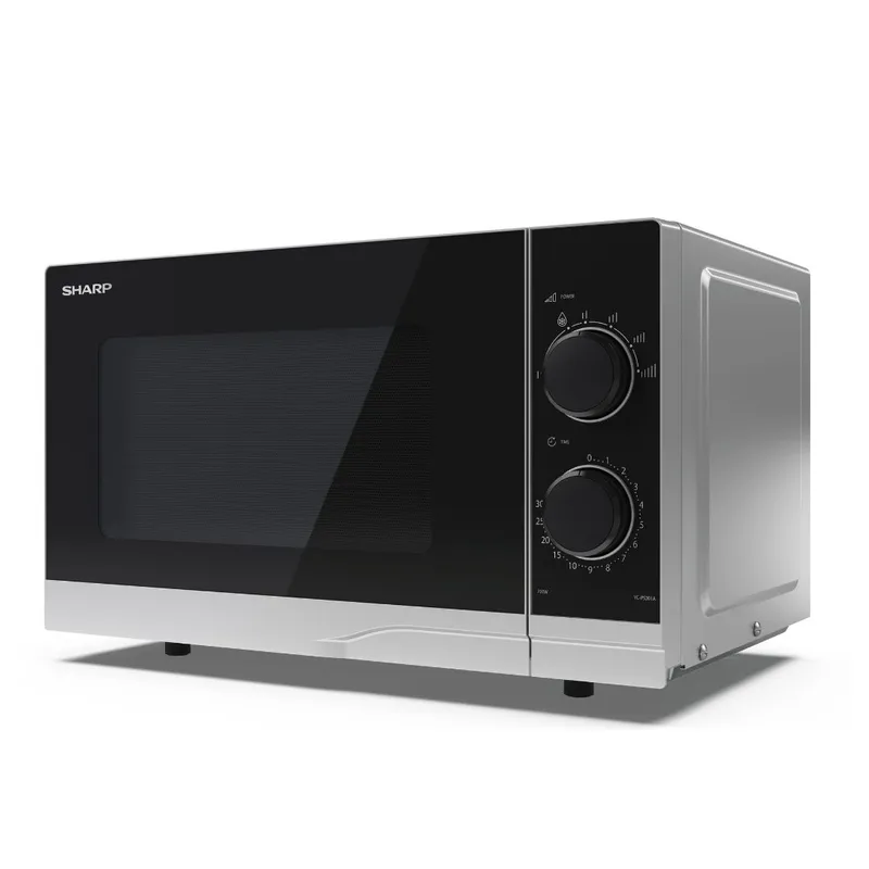 Sharp 20L Microwave Oven 700W - YC-PS201AU-S in Silver Silver