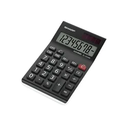 Sharp Black Semi-Desktop Calculator EL310N