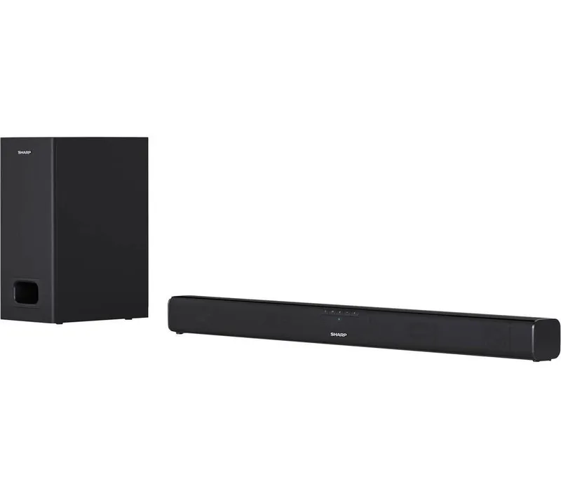 Sharp HT-SBW110 2.1 Sound Bar, Black