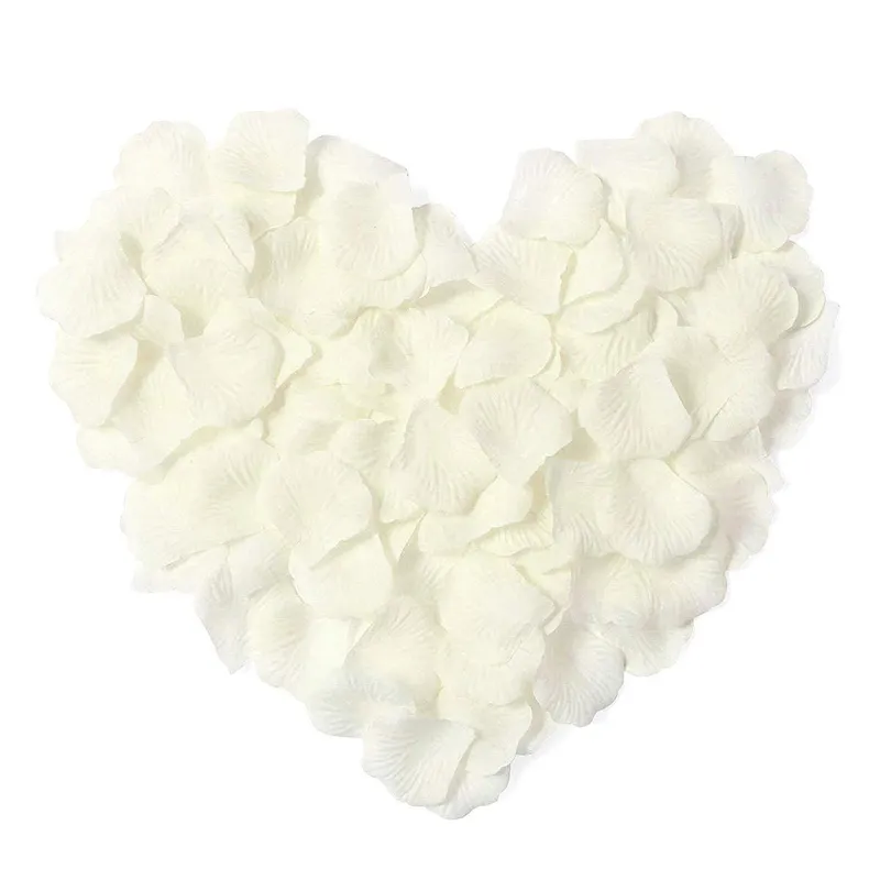 Shatchi 2000 Ivory Silk Rose Petals