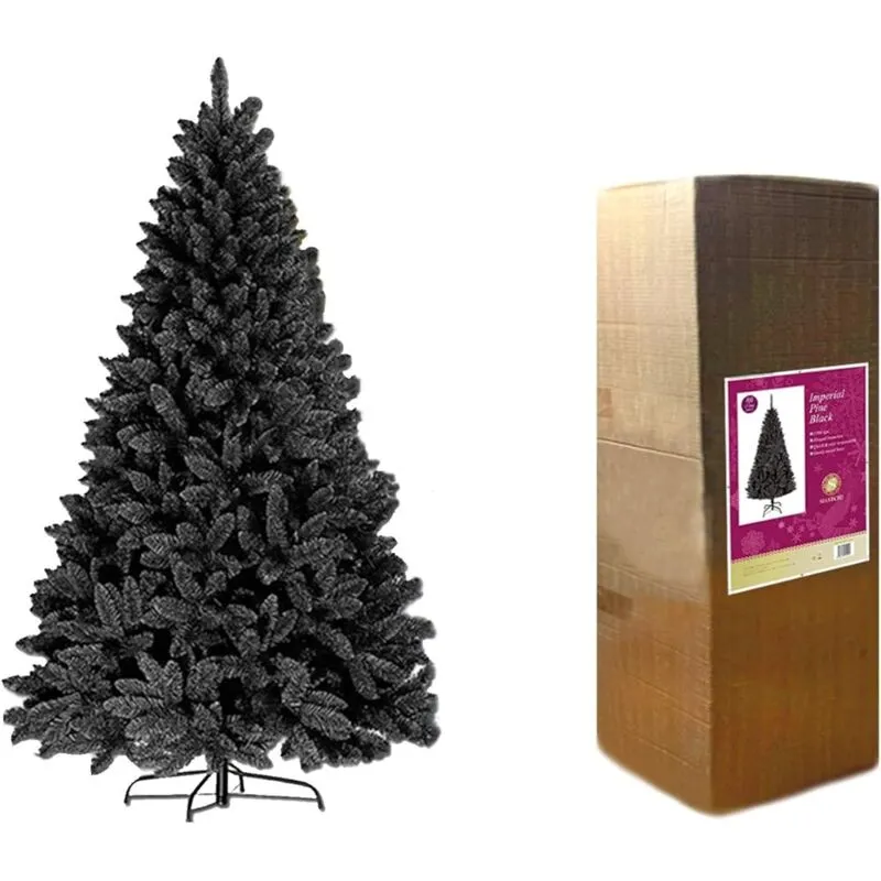 Shatchi 4FT Black Imperial Pine Christmas Tree