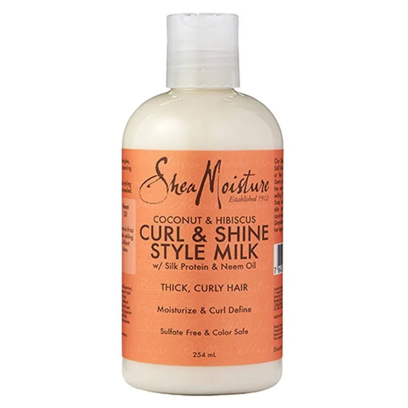 Shea Moisture Coconut and Hibiscus Curl & Shine Gel Style Milk 254ml