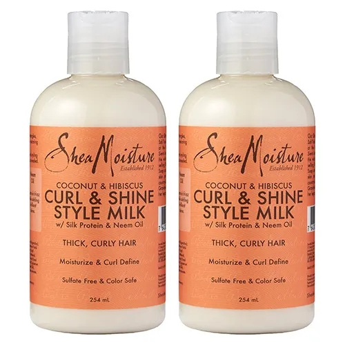 Shea Moisture Coconut and Hibiscus Curl & Shine Gel Style Milk 254ml D