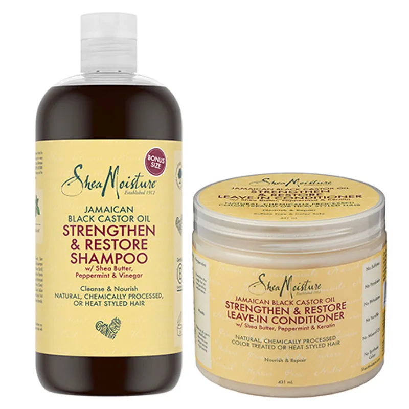 Shea Moisture Jamaican Black Castor Oil Strengthen and Restore Shampoo