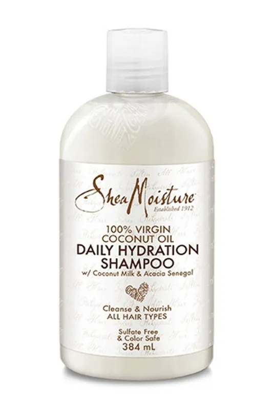 Shea Moisture 100% Virgin Coconut Oil Shampoo 384ml in Clear Clear
