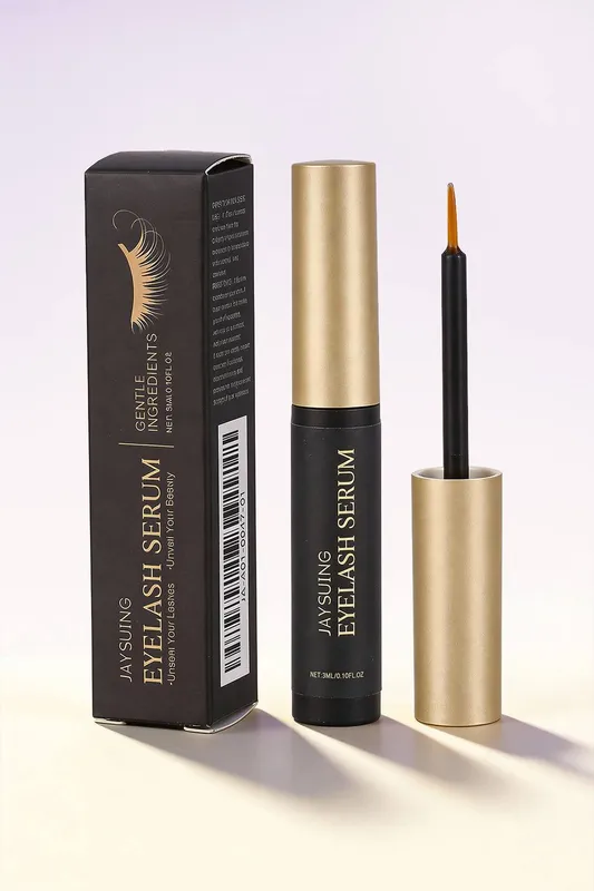Sheonly Unisex 3ml Eyelash Serum for Healthier, Fuller-Looking Lashes in Black Black female