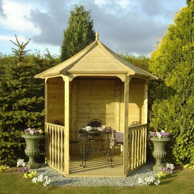 6 x 7 Shire Hexagonal Arbour
